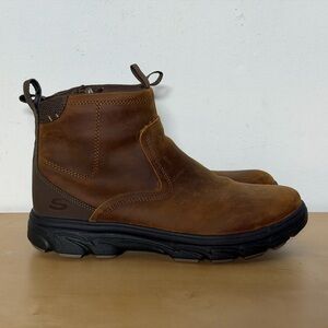 Skechers USA Resment Korver Chukka Brown Boots Men's Size 9